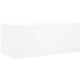  Stolić za kavu sa staklenim vratima bijeli 102 x 50 x 42 cm | shoptok.hr