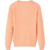  Dječji džemper pleteni jarkonarančasti 128 | shoptok.hr