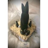 7 seas 365 ukrasna Uskršnja kutija crni zeko, 40 cm | shoptok.hr