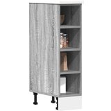 vidaXL Spodnja omarica siva sonoma 20x44,5x81,5 cm iverna plošča | Shoptok.si