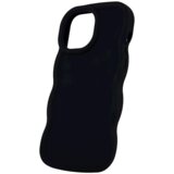 Onasi Bubble silikonski ovitek za iPhone 15 - črn | Shoptok.si
