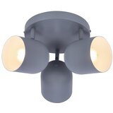 Candellux Lighting svetlo modra stropna svetilka s kovinskim senčilom 32x32 cm azuro | Shoptok.si