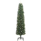 vidaXL Umestno božično drevo Zelena 240 cm PVC in Jeklo in Plastika | Shoptok.si