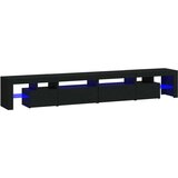 TV ormarić s LED svjetlima crni 260x36 5x40 cm | shoptok.hr
