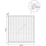  Gabion s žicom debljine 3 5 mm i mrežom 5x2 5 cm 50x10x50 cm - 10 cm 50 cm 50 cm | shoptok.hr