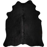vidaXL Preproga iz prave goveje kože črna 180x220 cm | Shoptok.si