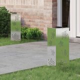  Solarna LED svjetlost za stazu 2 pcs Srebrno Nehrđajući čelik Cijene
