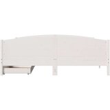 vidaXL Okvir kreveta bez madraca bijeli 180x200 cm od masivne borovine | shoptok.hr