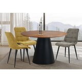  Stol ANGEL - MDF + prirodni furnir - hrast/crni | shoptok.hr