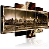  Slika - New York: Starry night - sepia 100x50 | shoptok.hr