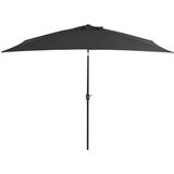  Vrtni suncobran s metalnom šipkom 300 x 200 cm antracit | shoptok.hr