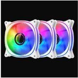 LC-Power LC-CF-120-ARGB-KIT-Wset 3x 120mm ARGB fan, white (bijeli) | Eponuda.ba