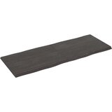 Stolna Mizna plošča temno siva 160x60x4 cm obdelana trdna hrastovina, (20817926) | Shoptok.si