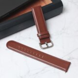Samsung narukvica kozna za smart watch 4, 5 20mm braon Cene