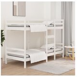  krevet na kat bijeli 90 x 190 cm od masivne borovine | shoptok.hr