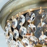 Orion dlu 1840/47 - kristalno stropno svetlo plafond 6xE27/40W/230V prečnik 47 cm bronza | Eponuda.com