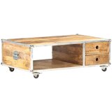  Stolić za kavu 89 x 59 x 33 cm od masivnog grubog drva manga | shoptok.hr