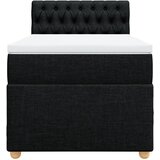  Box spring krevet s madracem crni 80 x 200 cm od tkanine | shoptok.hr