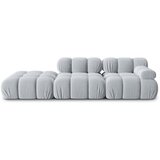 Micadoni Home Svijetlo plava baršunasta sofa 282 cm Bellis – | shoptok.hr