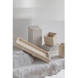Mette Ditmer Denmark Bež kamnit kopalniški organizator za vatke ali vatirane palčke Travertine – | Shoptok.si
