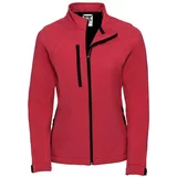 RUSSELL Red Women's Soft Shell Jacket