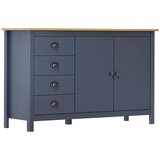  Komoda Hill siva 130 x 40 x 80 cm od masivne borovine - Siva 1 | shoptok.hr