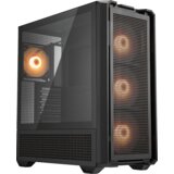 Cougar | MX600 Black | PC Case | Mid Tower / Mesh Front Panel / 3 x 140mm + 1 x 120mm Fans / Transparent Left Panel | Eponuda.ba