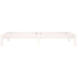  Za krevet od masivne borovine bijeli 100 x 200 cm | shoptok.hr