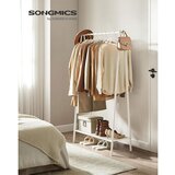 Songmics Stojalo za oblačila belo | Shoptok.si