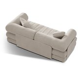 Cosmopolitan Design Bež baršunasti sklopiva sofa 206 cm Kemi – | shoptok.hr