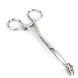Cube Tongs O Shape Silver