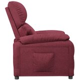  Naslonjač od tkanine crvena boja vina | shoptok.hr