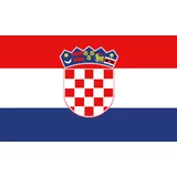 x zastava za čoln hrvaška (30 45 cm, poliester)