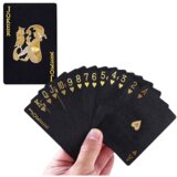  Igralne karte Elegant Dollar Bill Črna Deklica 54 Kart | Shoptok.si