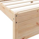 Knjižna postelja brez ležišča 90x200 cm trdna borovina | Shoptok.si