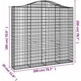  Lučne gabionske košare 3 kom 200x30x180/200cm pocinčano željezo | Eponuda.ba