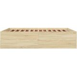  Okvir za krevet boja hrasta 150x200 cm konstruirano drvo | shoptok.hr