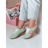 DStreet Sportowe sneakersy damskie NISTI zielone | shoptok.hr