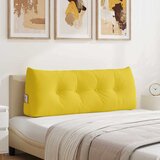  Jastuk za leđa Svijetlo žuta 120 x 24 x 50 cm tkanina | shoptok.hr