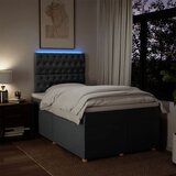  Krevet box spring s madracem tamnosivi 120 x 190 cm tkanina | shoptok.hr