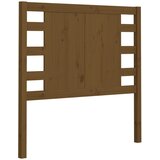  Uzglavlje smeđa boja meda 106 x 4 x 100 cm od masivne borovine | shoptok.hr