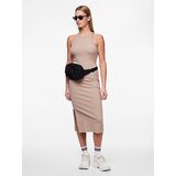 Pieces Obleka 'RUKA' temno bež | Shoptok.si