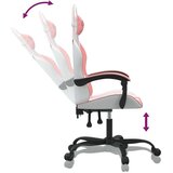  Igraća stolica bijelo-ružičasta od umjetne kože | shoptok.hr