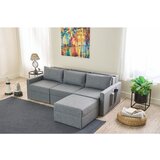 Atelier Del Sofa saros - Grey Grey Corner Sofa-Bed Cene