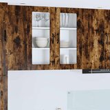 vidaXL Stenska kuhinjska omarica z vrati Dimljeni oreh 80 x 31 x 80 cm | Shoptok.si