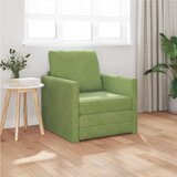 Krevet na razvlačenje Svijetlo zelena 74 x 77 x 81 cm Baršun Cene