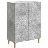 vidaXL Strani šal Betonsko siva 66 x 34,5 x 90 cm Inženirski les, (5000253326) | Shoptok.si