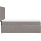  Krevet s oprugama i madracem smeđesivi 80x200 cm od tkanine | shoptok.hr