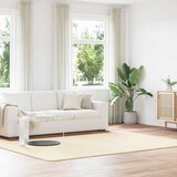 vidaXL Čupavi tepih s visokim vlaknima krem 200x290 cm poliester Cijene