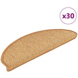vidaXL Samolepilne preproge za stopnice Sisal-Look 30 kosov sisal | Shoptok.si